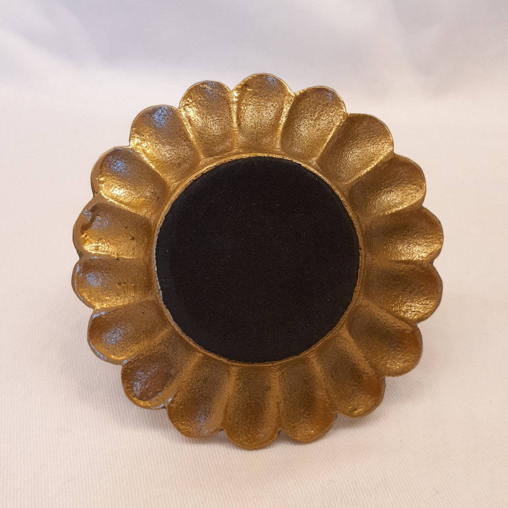 プレート アクセサリートレイ ブレスレッドホルダー 狐オブジェ 狐男爵 キタキツネ 置物 オーナメント アニマルトレイ アルミニウム製トレイ 小物入れ アンティーク風トレイ 雑貨 325051