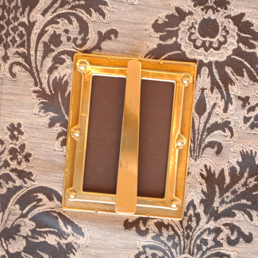 フォトフレーム 写真立て おしゃれ アンティーク調 フィオーリ 金色 縦タイプ 真鍮雑貨 真鍮製 ブラス イタリー製 スティラーズ STILARS 388321