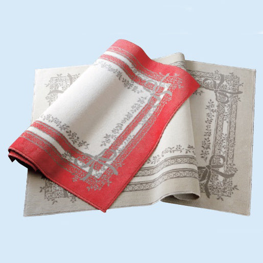 一年中快適な玄関ミニマット！50×70cmサイズのフランス製コットンラグ