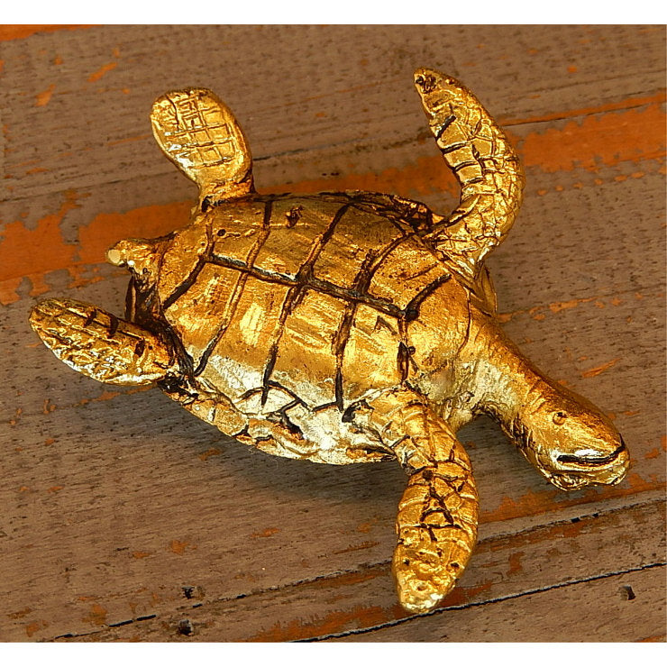 北欧雑貨 インテリア おしゃれ 真鍮 メタル カメ ウミガメ 亀 ブラス