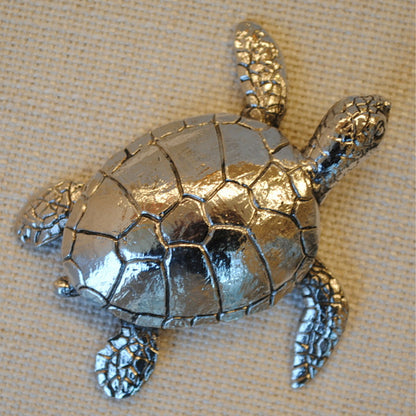 北欧雑貨 インテリア おしゃれ メタル カメ ウミガメ 亀 tortoise ニッケル ブロストコペンハーゲン METAL Broste Copenhagen 01N3