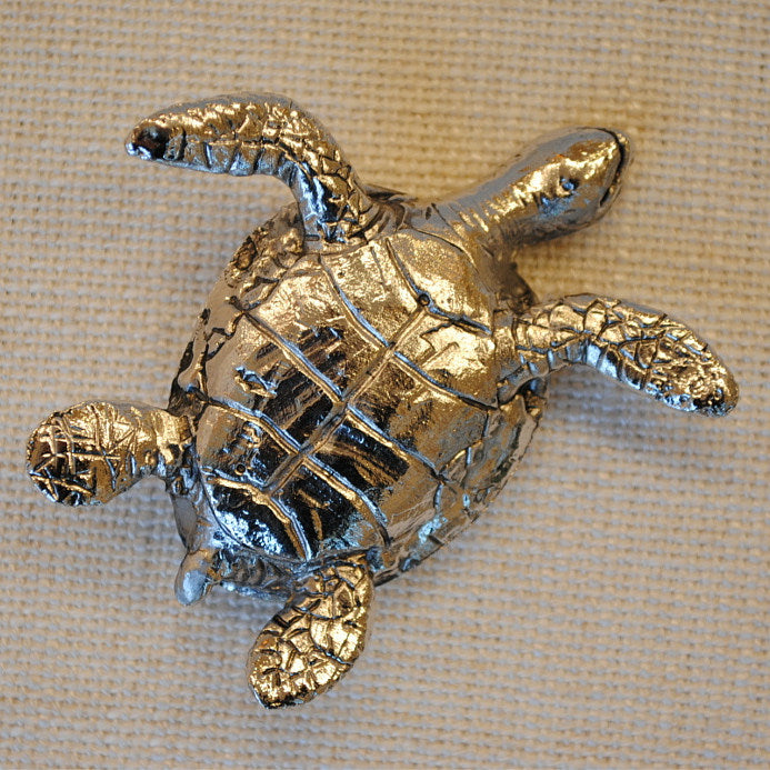 北欧雑貨 インテリア おしゃれ メタル カメ ウミガメ 亀 tortoise ニッケル ブロストコペンハーゲン METAL Broste Copenhagen 01N3