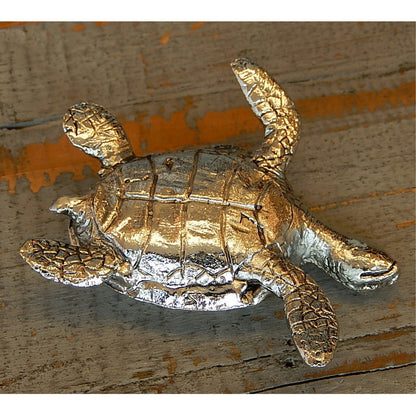 北欧雑貨 インテリア おしゃれ メタル カメ ウミガメ 亀 tortoise ニッケル ブロストコペンハーゲン METAL Broste Copenhagen 01N3