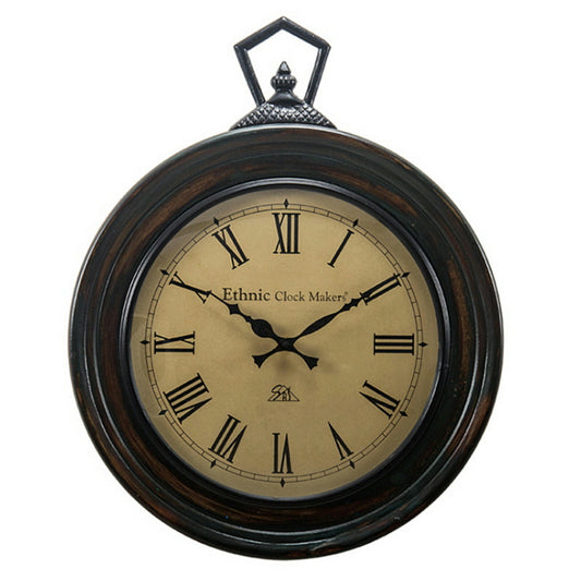 時計 壁掛け時計 掛時計 オシャレ ポッポ屋時計 おしゃれ ウォールクロック ウォール クロック 丸 Ethnic clock Makerts 306026