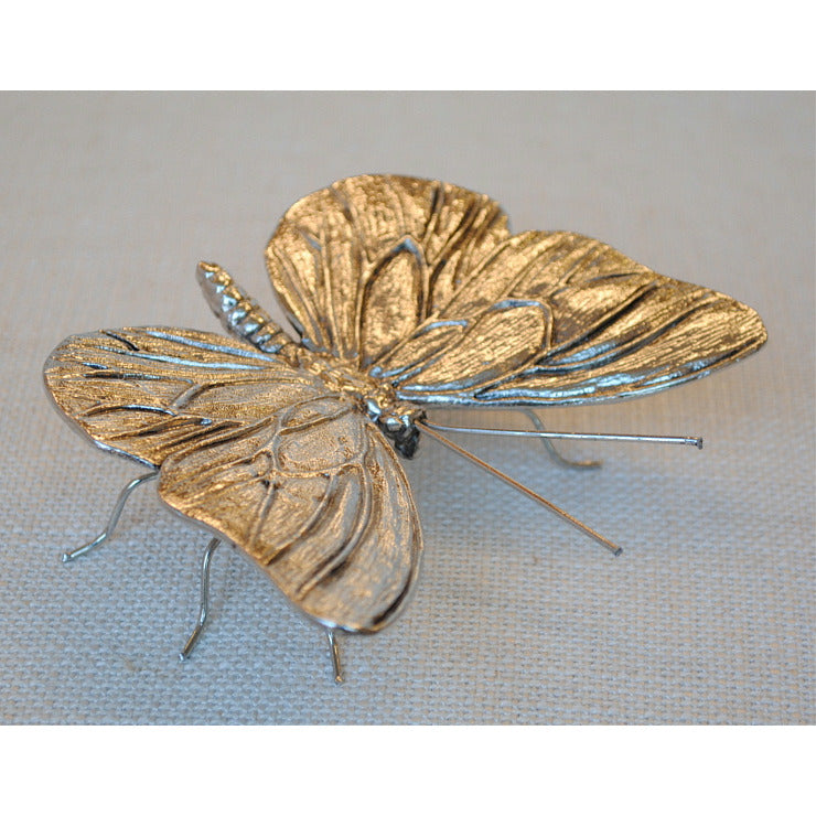 北欧雑貨 インテリア おしゃれ 昆虫 メタル シルバー 銀 アンティークシルバー 蝶々 butterfly バタフライ ブロストコペンハーゲン Broste Copenhagen 05ASI-01