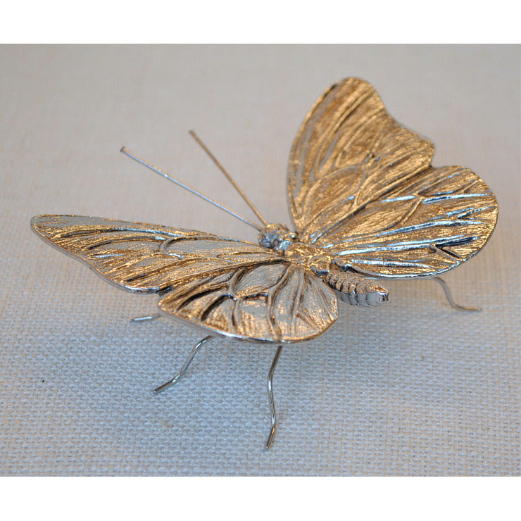 北欧雑貨 インテリア おしゃれ 昆虫 メタル シルバー 銀 アンティークシルバー 蝶々 butterfly バタフライ ブロストコペンハーゲン Broste Copenhagen 05ASI-01