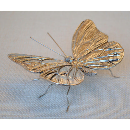 北欧雑貨 インテリア おしゃれ 昆虫 メタル シルバー 銀 アンティークシルバー 蝶々 butterfly バタフライ ブロストコペンハーゲン Broste Copenhagen 05ASI-01