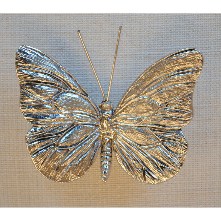 北欧雑貨 インテリア おしゃれ 昆虫 メタル シルバー 銀 アンティークシルバー 蝶々 butterfly バタフライ ブロストコペンハーゲン Broste Copenhagen 05ASI-01