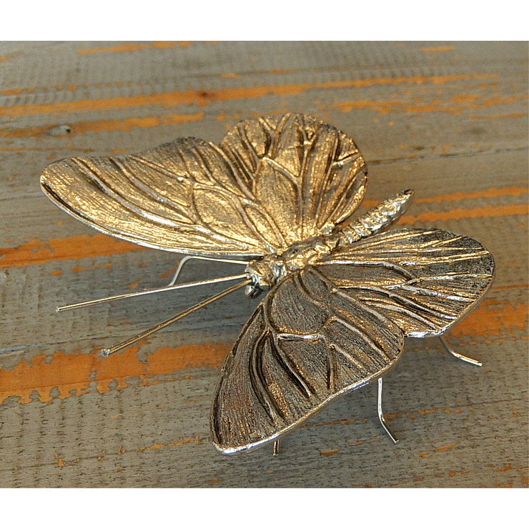 北欧雑貨 インテリア おしゃれ 昆虫 メタル シルバー 銀 アンティークシルバー 蝶々 butterfly バタフライ ブロストコペンハーゲン Broste Copenhagen 05ASI-01