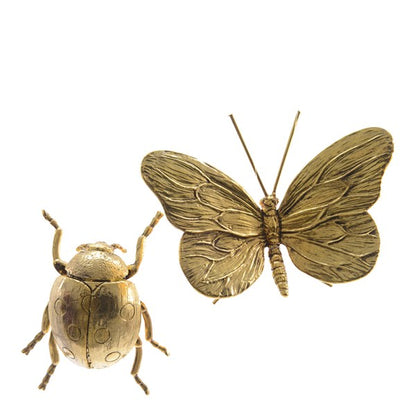 北欧雑貨 インテリア おしゃれ 真鍮 昆虫 メタル 蝶々 butterfly バタフライ ブラス ブロストコペンハーゲン METAL Broste Copenhagen 05BS1