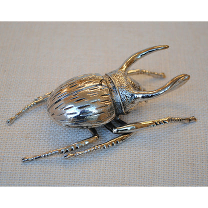 北欧雑貨 インテリア おしゃれ 昆虫 メタル シルバー 銀 アトラスオオカブト カブトムシ beetle ビートル ブロストコペンハーゲン METAL Broste Copenhagen 06S1