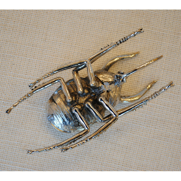 北欧雑貨 インテリア おしゃれ 昆虫 メタル シルバー 銀 アトラスオオカブト カブトムシ beetle ビートル ブロストコペンハーゲン METAL Broste Copenhagen 06S1