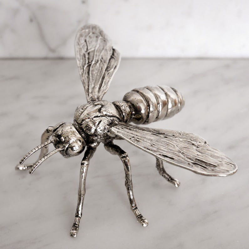 北欧雑貨 インテリア おしゃれ メタル シルバー 銀 昆虫 スズメバチ すずめ蜂 Sparrow bee スパロー ビー ブロストコペンハーゲン METAL Broste Copenhagen 06S2