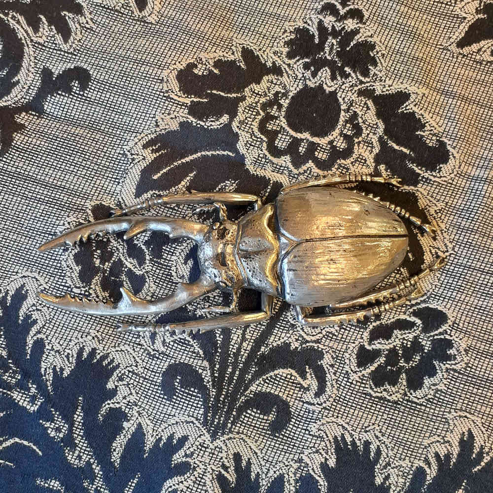北欧雑貨 インテリア おしゃれ メタル シルバー 銀 昆虫 ノコギリクワガタ Stag beetle スタッグ ビートル ブロストコペンハーゲン METAL Broste Copenhagen 06S3