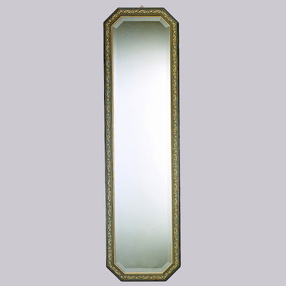 姿見 ウォールミラー おしゃれ 鏡 壁掛け 八角形 木製 イタリアンブルー 緑 ミラー OT アンティーク イタリア製 ベルトーチ BERTOZZI 808407