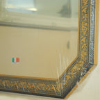 ウォール ミラー 壁掛け 鏡 八角 グリーン イタリアンブルー イタリア製 雑貨 BERTOZZI ベルトーチ 808408