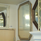 ウォール ミラー 壁掛け 鏡 八角 グリーン イタリアンブルー イタリア製 雑貨 BERTOZZI ベルトーチ 808408