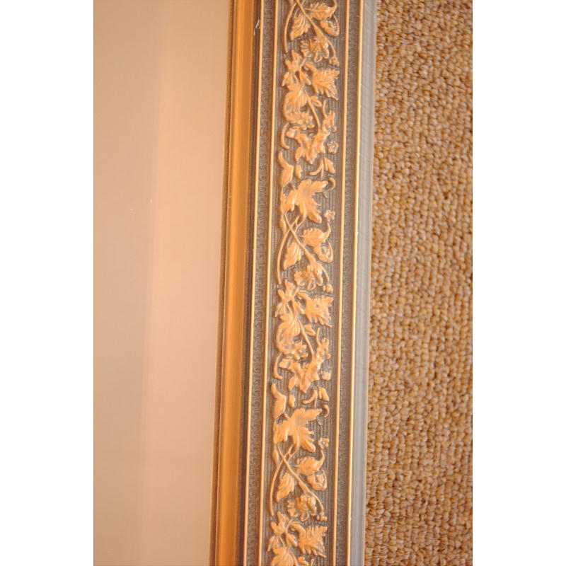 ウォールミラー おしゃれ 鏡 壁掛け 八角形 隅切り 木製 ミラー OT 青 アンティーク イタリア製 ベルトーチ BERTOZZI 808409