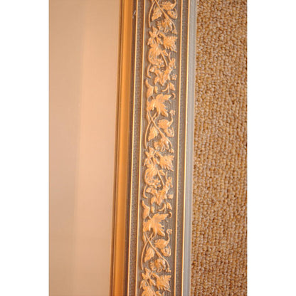 ウォールミラー おしゃれ 鏡 壁掛け 八角形 隅切り 木製 ミラー OT 青 アンティーク イタリア製 ベルトーチ BERTOZZI 808409