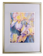 額絵 長方形 花 ITALY 額絵 菖蒲 アートパネル イタリア製 ベルトッツィ BERTOZZI 908517