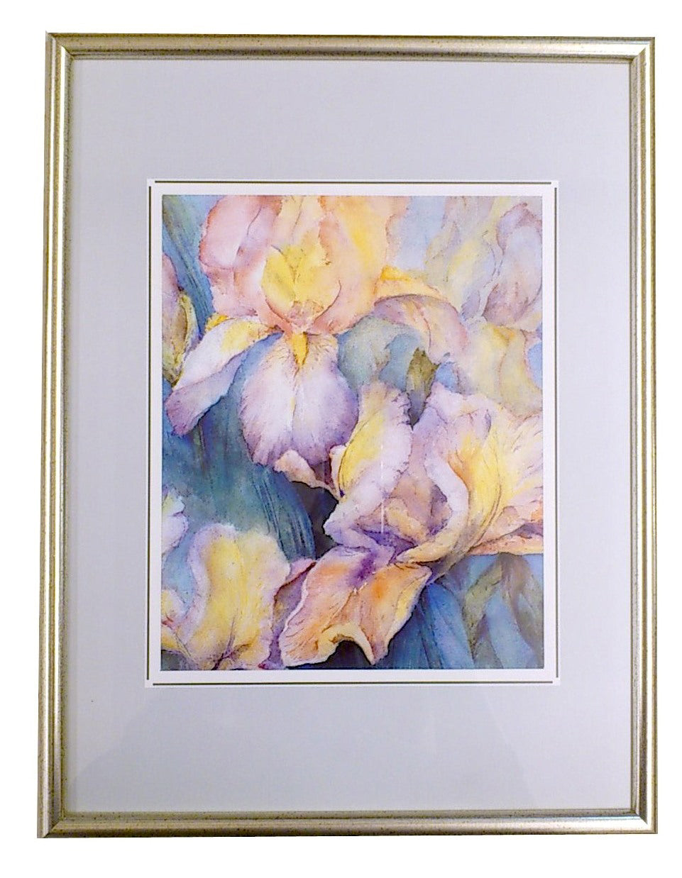額絵 長方形 花 ITALY 額絵 菖蒲 アートパネル イタリア製 ベルトッツィ BERTOZZI 908517