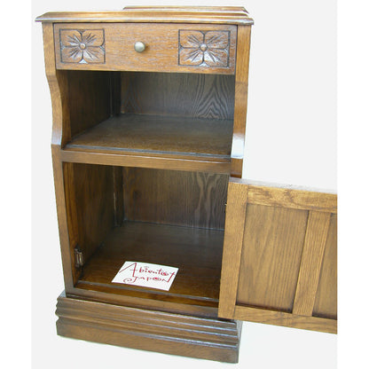 電話台 おしゃれ オーク 無垢材 木製 テレフォン テーブル クラシック 輸入家具 1136011