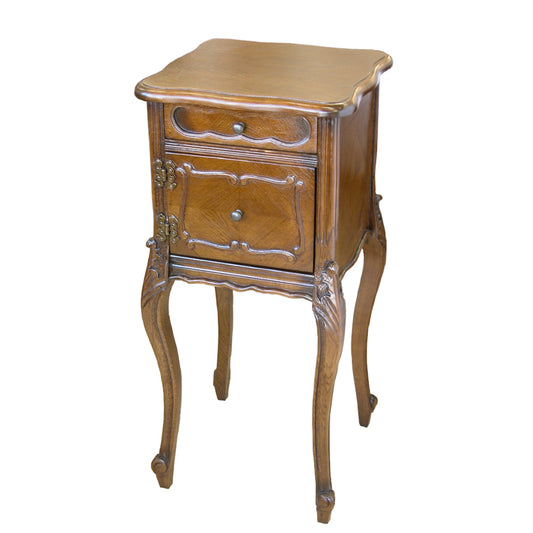 電話台 おしゃれ オーク 無垢材 木製 テレフォン テーブル クラシック 輸入家具 1136014