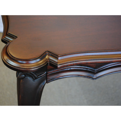 ダイニングテーブル テーブル スクエアテーブル アンティーク調 マホガニー無垢材 カブリオールレッグ 猫脚 クイーンアン様式 ヘッペルホワイト様式 117003