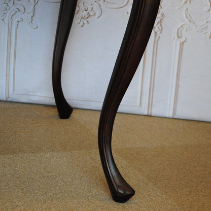 ダイニングテーブル テーブル スクエアテーブル アンティーク調 マホガニー無垢材 カブリオールレッグ 猫脚 クイーンアン様式 ヘッペルホワイト様式 117003