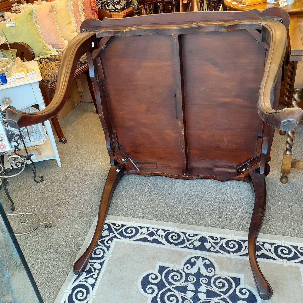 ダイニングテーブル テーブル スクエアテーブル アンティーク調 マホガニー無垢材 カブリオールレッグ 猫脚 クイーンアン様式 ヘッペルホワイト様式 117003