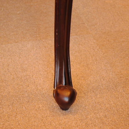 ダイニングテーブル テーブル レキュタングラーテーブル アンティーク調 マホガニー材 カブリオールレッグ 猫脚 クイーンアン様式 ヘッペルホワイト様式 117004