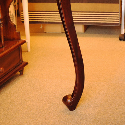 ダイニングテーブル テーブル レキュタングラーテーブル アンティーク調 マホガニー材 カブリオールレッグ 猫脚 クイーンアン様式 ヘッペルホワイト様式 117004