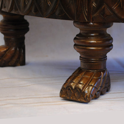 チェスト ハーフムーンチェスト コンソールテーブル 12引き出し テーブル おしゃれ マホガニー無垢材 アンティーク風 バリーウイリアム BallyWilliam 117007