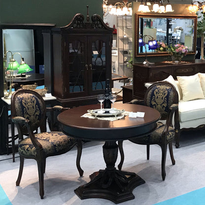 キャビネット ショーケース アンティーク風家具 ディスプレイキャビネット クイーンアン様式キャビネット マホガニーキャビネット アンティーク風 117013