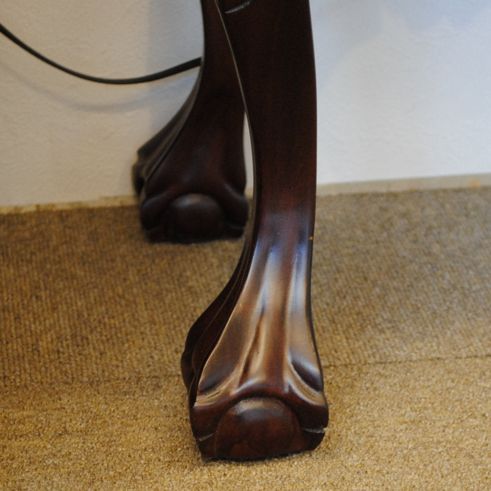 キャビネット ショーケース アンティーク風家具 ディスプレイキャビネット クイーンアン様式キャビネット マホガニーキャビネット アンティーク風 117013