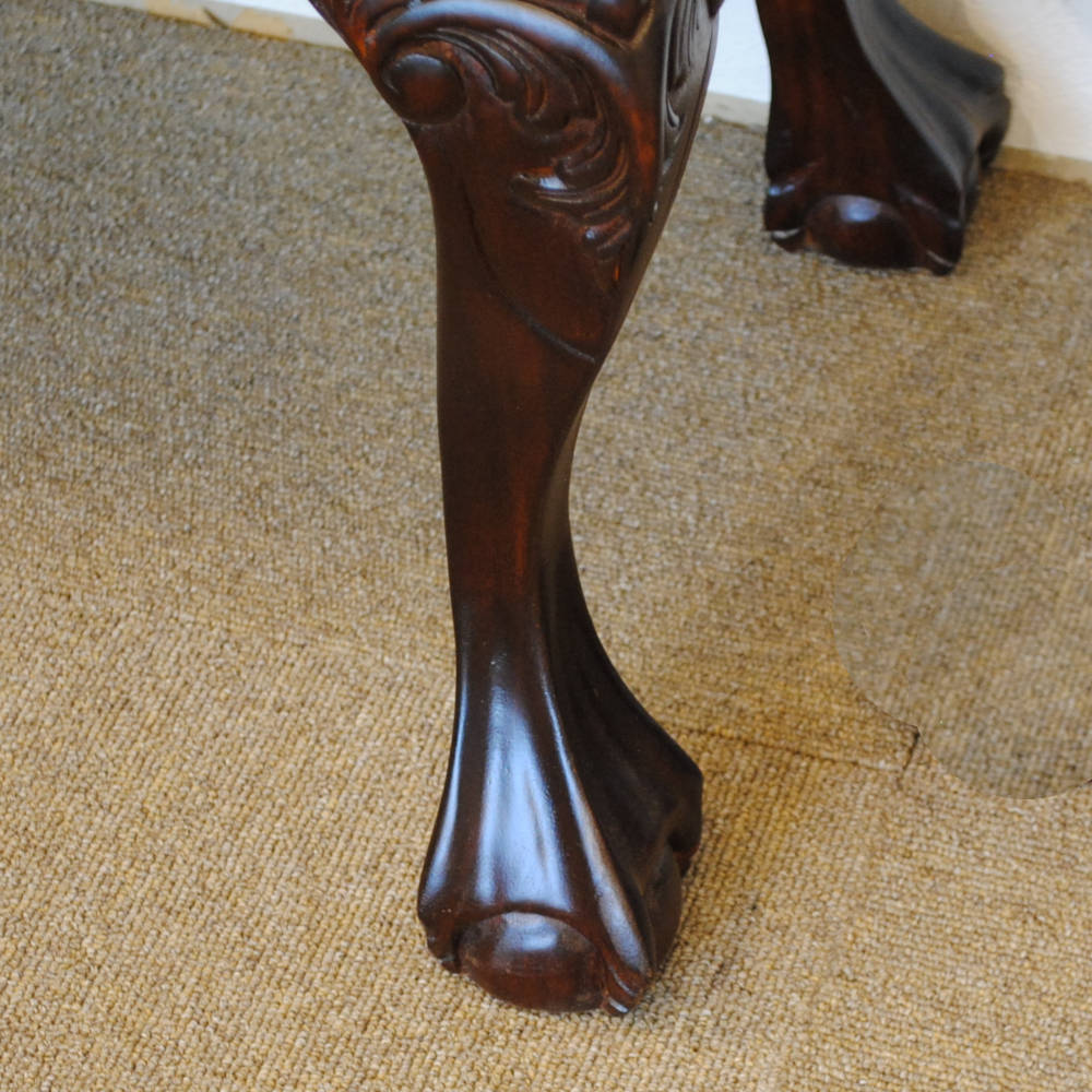 キャビネット ショーケース アンティーク風家具 ディスプレイキャビネット クイーンアン様式キャビネット マホガニーキャビネット アンティーク風 117013