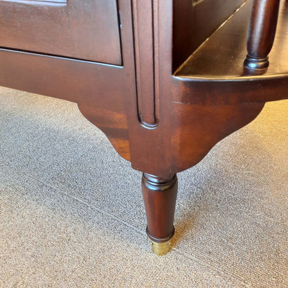 キャビネット トレイ付きキャビネット キャビネットテーブル トレイテーブル アンティーク風家具 マホガニー家具 バリーウイリアム BallyWilliam 117051