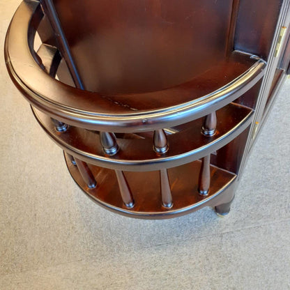 キャビネット トレイ付きキャビネット キャビネットテーブル トレイテーブル アンティーク風家具 マホガニー家具 バリーウイリアム BallyWilliam 117051