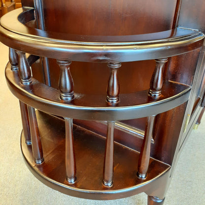 キャビネット トレイ付きキャビネット キャビネットテーブル トレイテーブル アンティーク風家具 マホガニー家具 バリーウイリアム BallyWilliam 117051