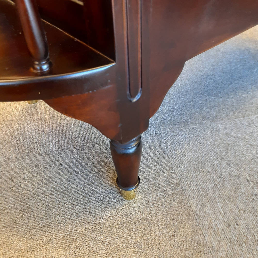 キャビネット トレイ付きキャビネット キャビネットテーブル トレイテーブル アンティーク風家具 マホガニー家具 バリーウイリアム BallyWilliam 117051