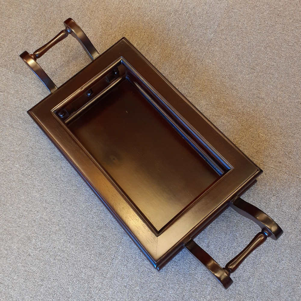 キャビネット トレイ付きキャビネット キャビネットテーブル トレイテーブル アンティーク風家具 マホガニー家具 バリーウイリアム BallyWilliam 117051