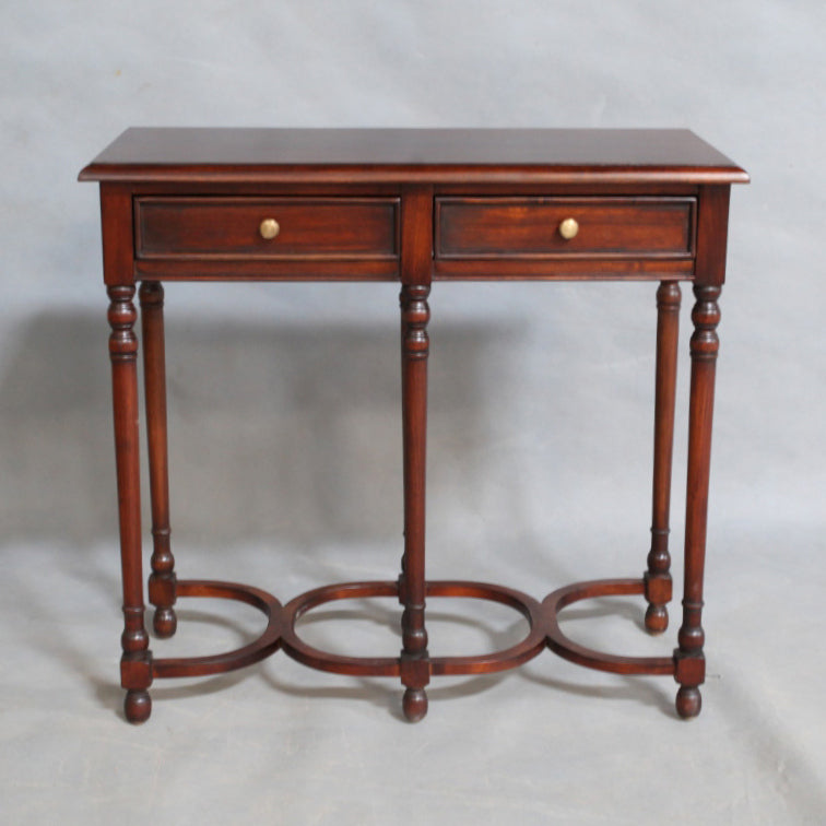 テーブル コンソールテーブル アンティーク風家具 デスクテーブル マホガニー家具 マホガニー無垢材 クラシック アンティーク風 BallyWilliam 117053