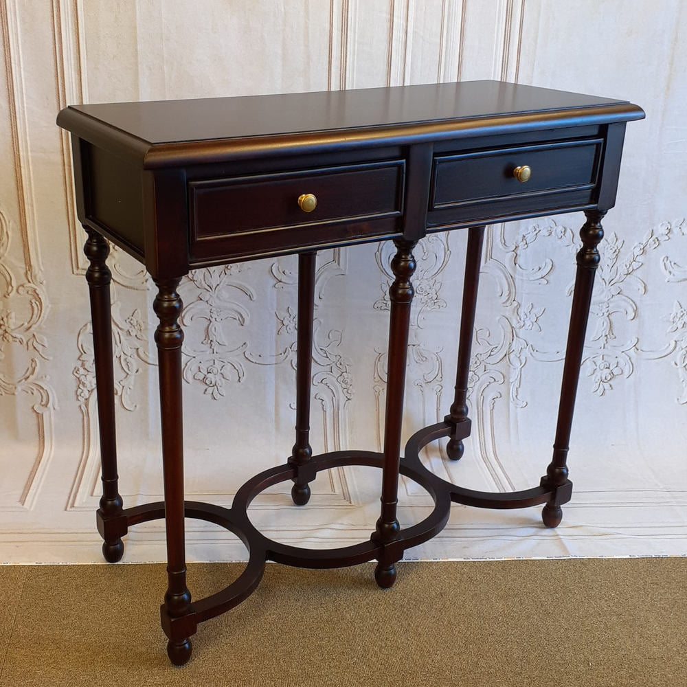 テーブル コンソールテーブル アンティーク風家具 デスクテーブル マホガニー家具 マホガニー無垢材 クラシック アンティーク風 BallyWilliam 117053