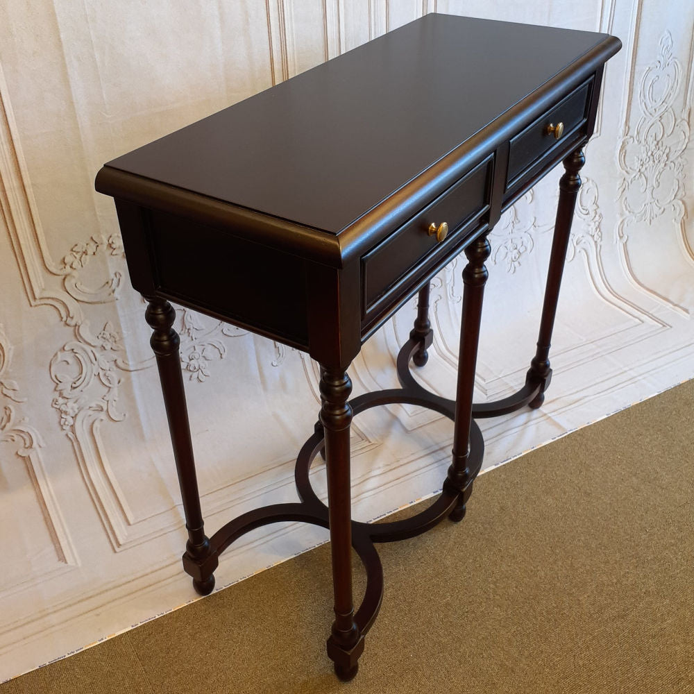 テーブル コンソールテーブル アンティーク風家具 デスクテーブル マホガニー家具 マホガニー無垢材 クラシック アンティーク風 BallyWilliam 117053