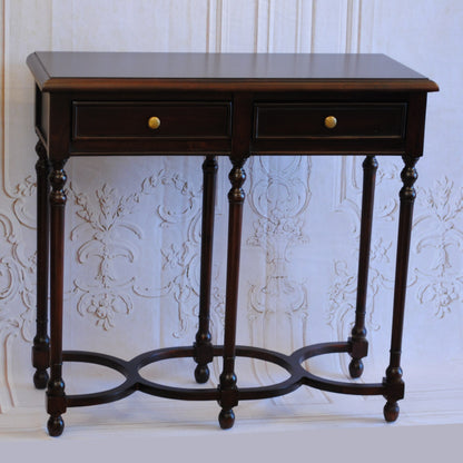 テーブル コンソールテーブル アンティーク風家具 デスクテーブル マホガニー家具 マホガニー無垢材 クラシック アンティーク風 BallyWilliam 117053