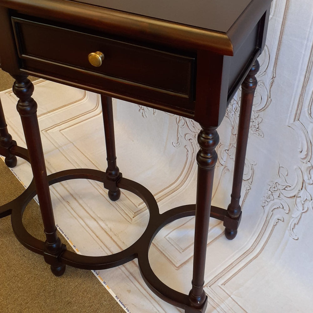 テーブル コンソールテーブル アンティーク風家具 デスクテーブル マホガニー家具 マホガニー無垢材 クラシック アンティーク風 BallyWilliam 117053