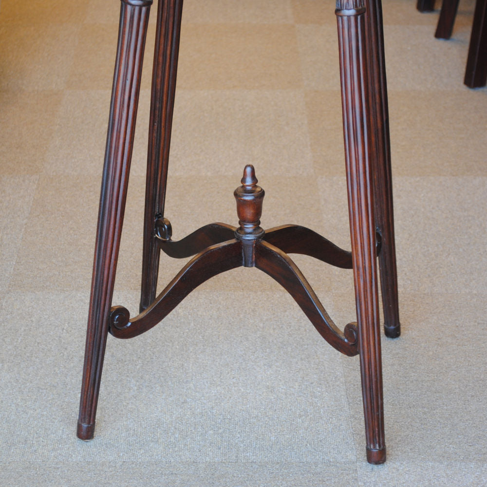 花台 ラウンドテーブル プランターテーブル おしゃれ 丸テーブル マホガニー無垢材 クラシック アンティーク風 バリーウイリアム BallyWilliam 117110