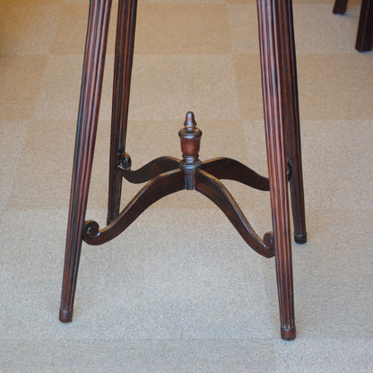 花台 ラウンドテーブル プランターテーブル おしゃれ 丸テーブル マホガニー無垢材 クラシック アンティーク風 バリーウイリアム BallyWilliam 117110