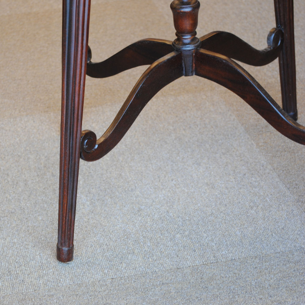 花台 ラウンドテーブル プランターテーブル おしゃれ 丸テーブル マホガニー無垢材 クラシック アンティーク風 バリーウイリアム BallyWilliam 117110