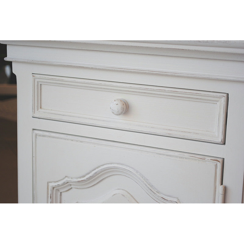 ベッドサイドキャビネット チェスト 電話台 キャビネット フレンチシャビー カントリーコーナー 1ドアチェスト 白家具 カントリーコナー CountryCorner